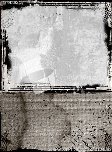 Image of Grunge retro style frame for your projects