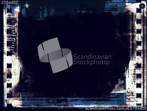 Image of Grunge film frame with space for text or image