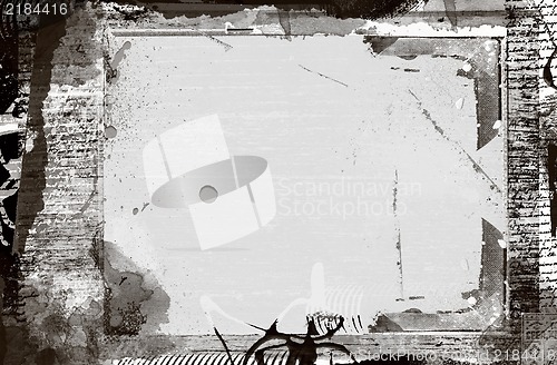 Image of Grunge retro style frame for your projects