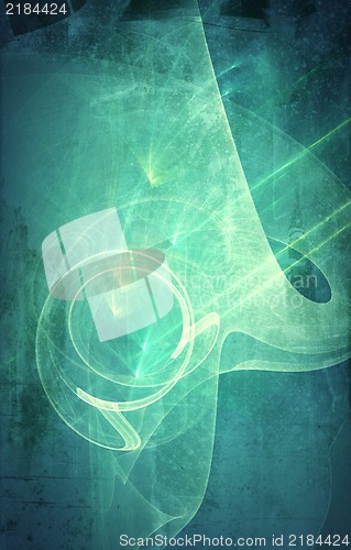 Image of Abstract light - art style toned and textured image