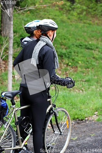 Image of Biker couple