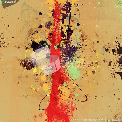 Image of Grunge abstract textured  collage