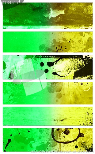 Image of Grunge style banners