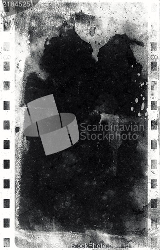 Image of Grunge film frame with space for text or image