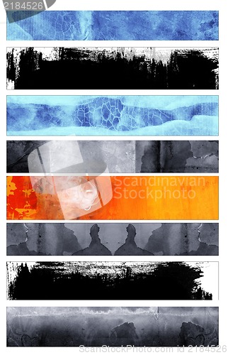 Image of Grunge style banners