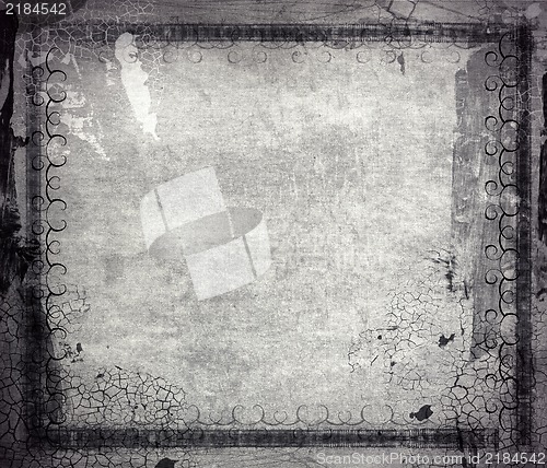 Image of Grunge retro style frame for your projects