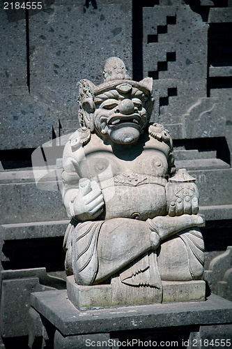 Image of Balinese temple - God statue