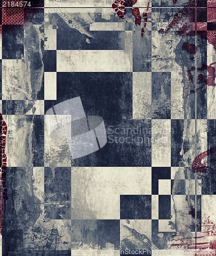 Image of Grunge abstract textured  collage