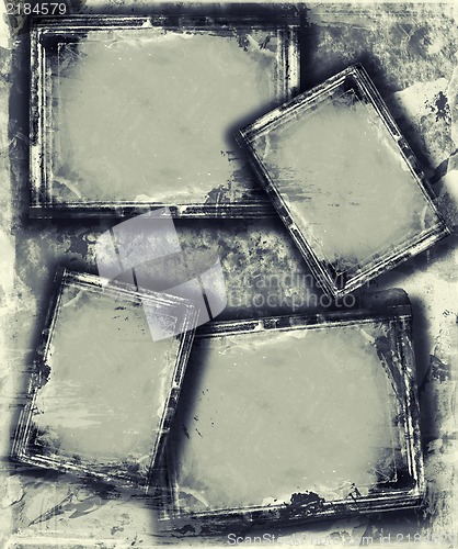 Image of Grunge retro style frame for your projects