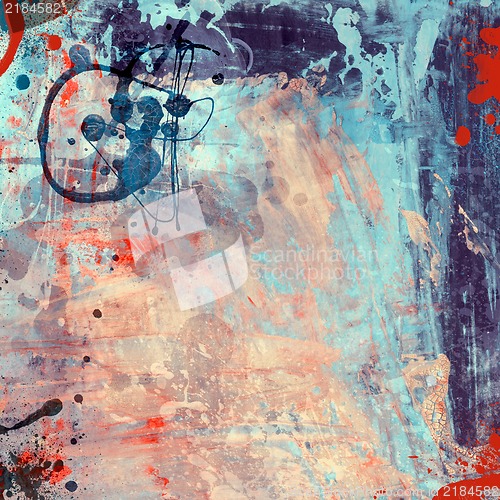 Image of Abstract mixed media background or texture