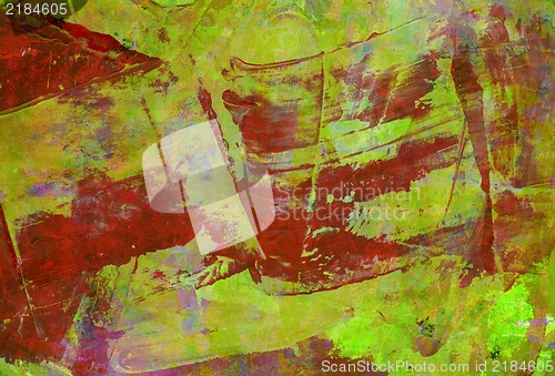 Image of Abstract mixed media background or texture