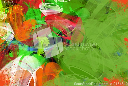 Image of Abstract textured digital painting