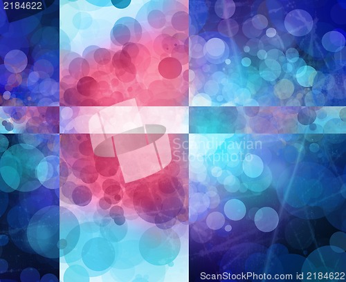 Image of Colorful grunge textured bokeh background