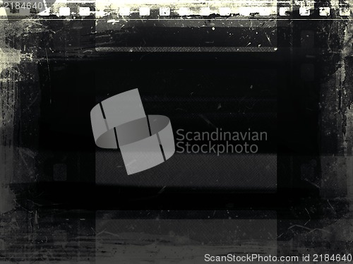 Image of Grunge film frame