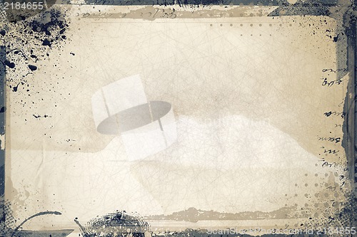 Image of Grunge retro style frame for your projects