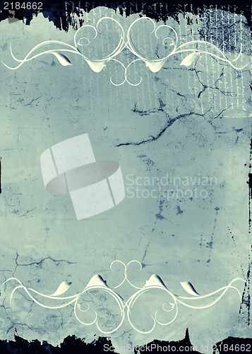 Image of Grunge retro style frame for your projects