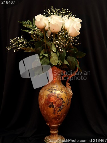 Image of Bouquet of White Roses