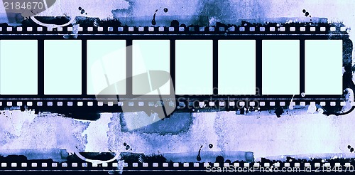 Image of Grunge film frame with space for text or image