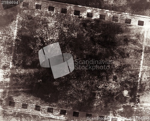 Image of Grunge film frame with space for text or image