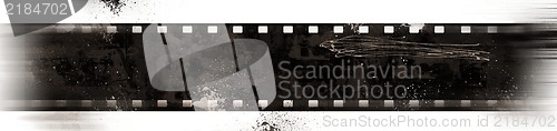 Image of Grunge Film Frame with motion effect