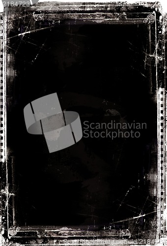 Image of Grunge film frame