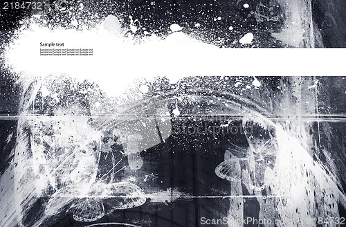 Image of Grunge abstract textured  collage