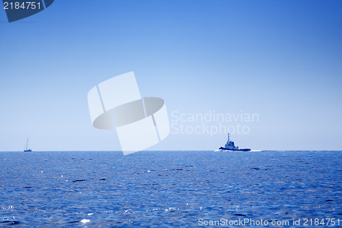 Image of Fishing-boat on open sea