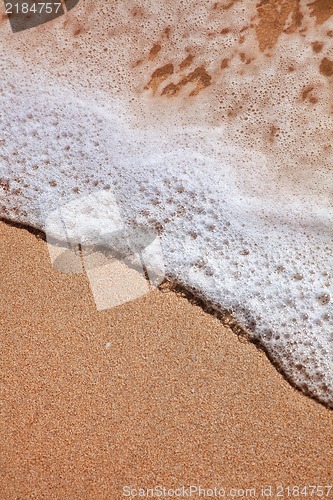 Image of Tropical sand beach  background