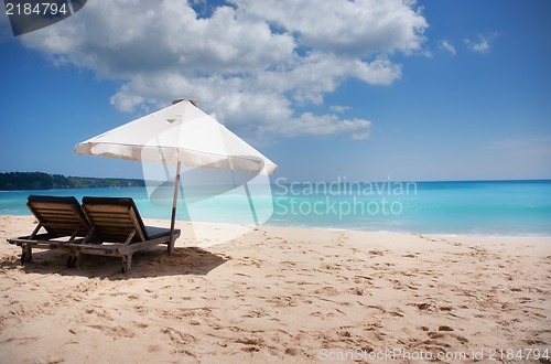 Image of Beautiful surfing sand beach