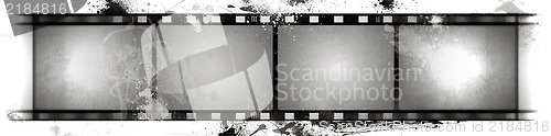 Image of Grunge film frame with space for text or image