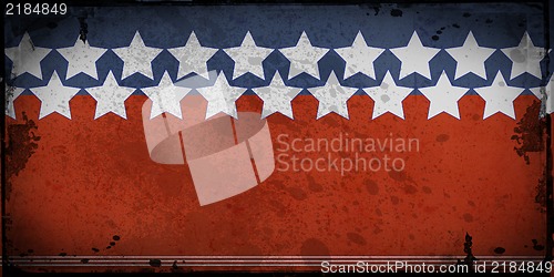 Image of Stars and stripes US background