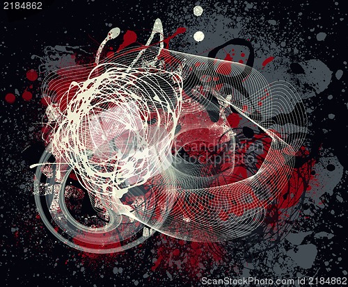 Image of Grunge abstract textured  collage