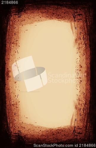 Image of Grunge retro style frame for your projects