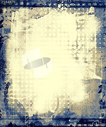 Image of Grunge retro style frame for your projects
