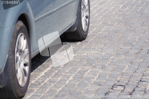 Image of Car on the side of the road