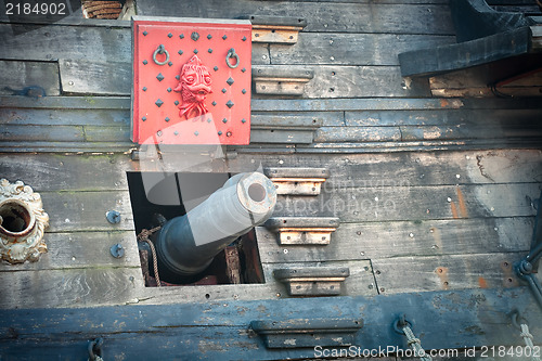 Image of Old pirate ship