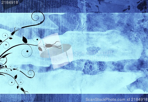 Image of Grunge Floral background