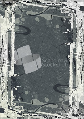 Image of Grunge retro style frame for your projects