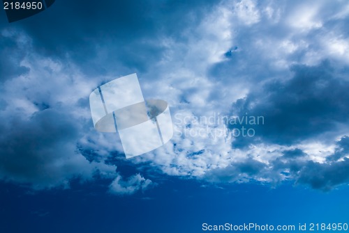 Image of Beautiful skyscape on a sunny day