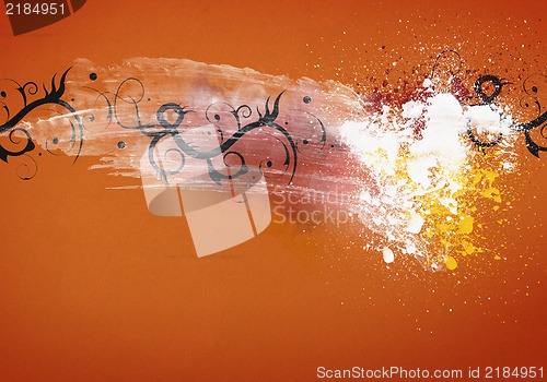 Image of Grunge abstract textured  collage