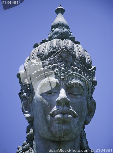 Image of Balinese temple - God statue