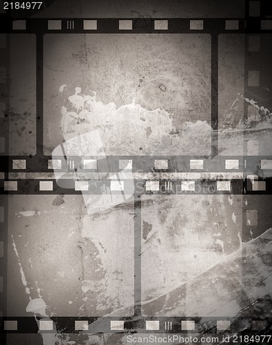 Image of Grunge film frame with space for text or image