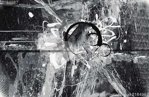 Image of Grunge abstract textured  collage