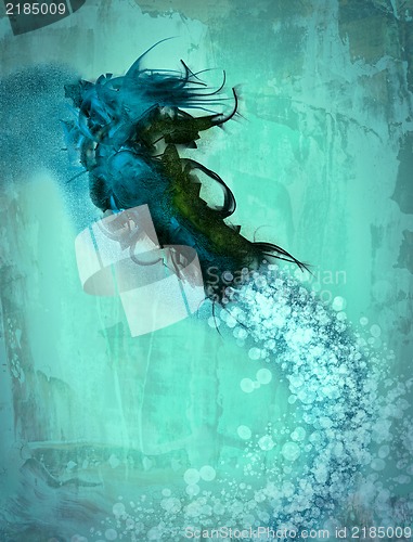 Image of Grunge collage, watercolor style , great background or texture
