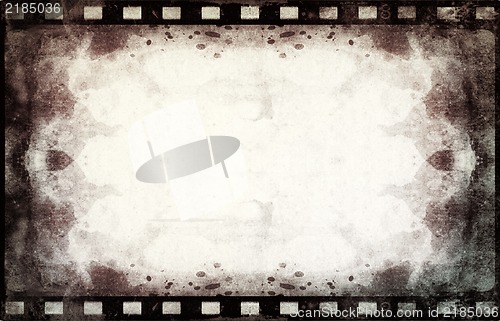Image of Grunge film frame with space for text or image
