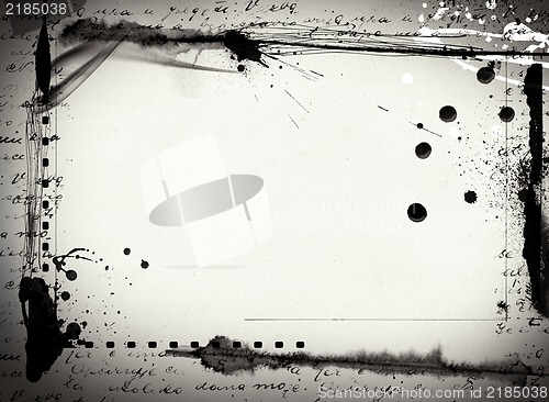 Image of Grunge retro style frame for your projects