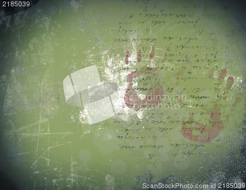 Image of Grunge abstract textured  collage