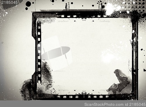 Image of Grunge retro style frame for your projects