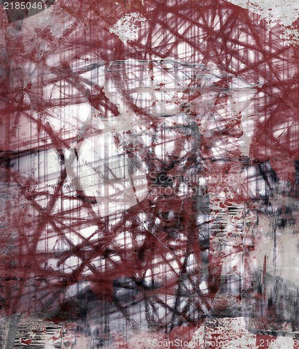 Image of Grunge abstract textured  collage