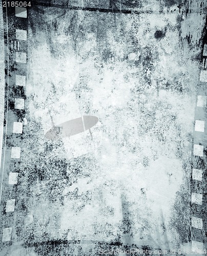 Image of Grunge film frame with space for text or image